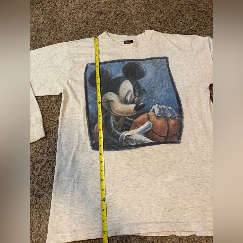 Vintage Disney Mickey Unlimited Mickey Mouse Basketball Long Sleeve Top - Picture 7 of 11